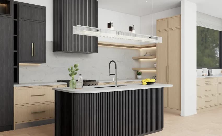 Contemporary cabinetry style