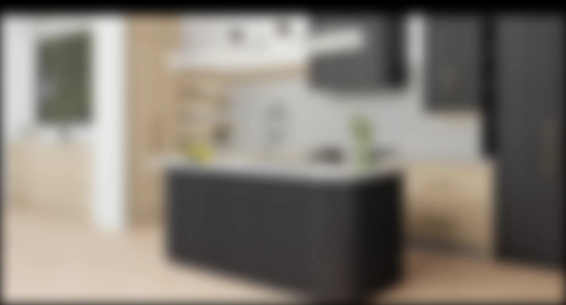 Contemporary cabinetry style banner