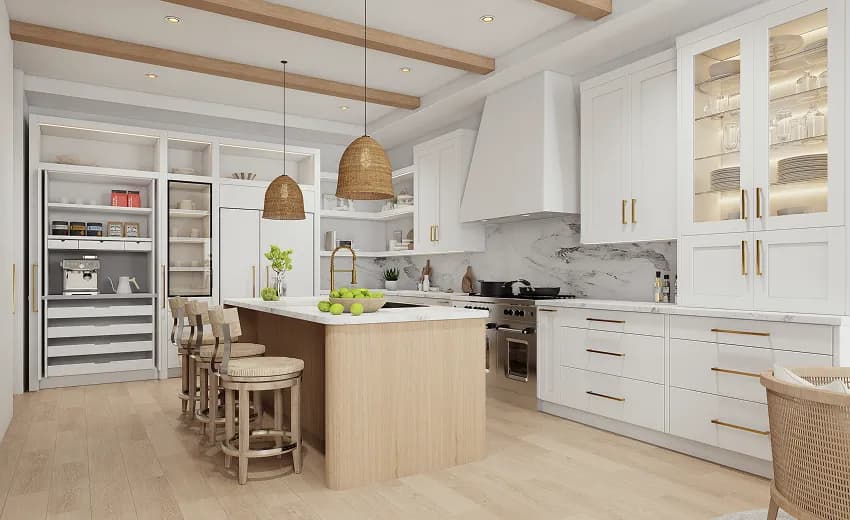 Coastal cabinetry style