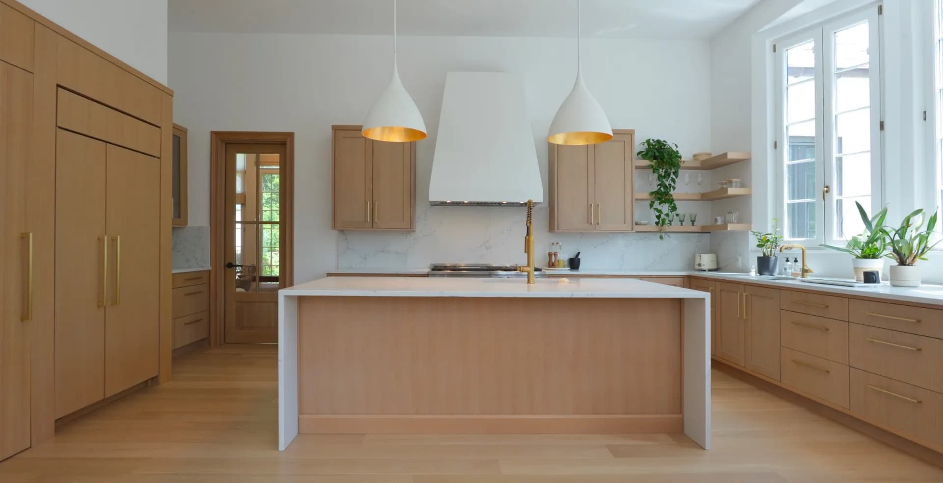 Contemporary cabinetry style detail